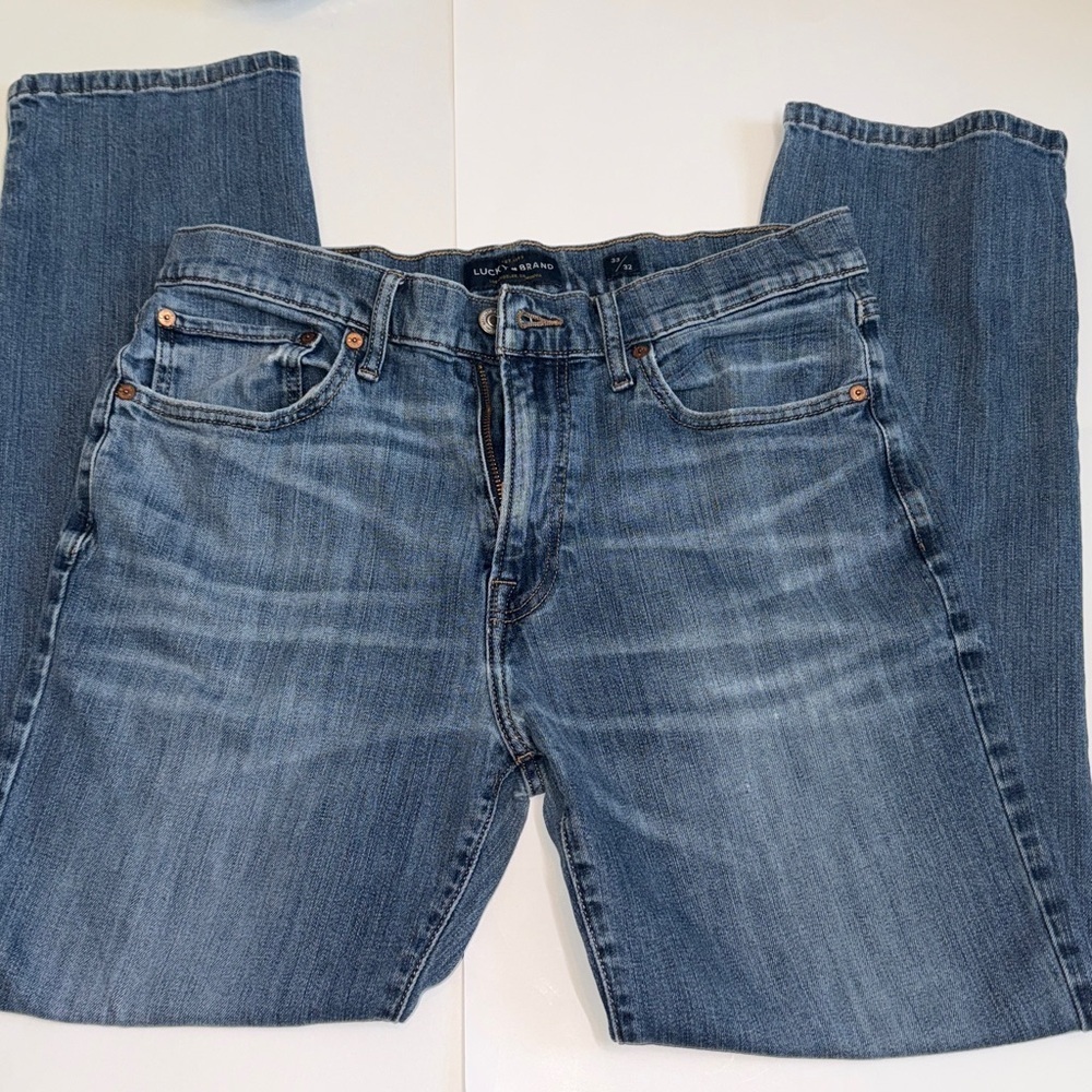 Lucky Brand Men’s Straight Blue Jeans Size 31x32 - Picture 11 of 12